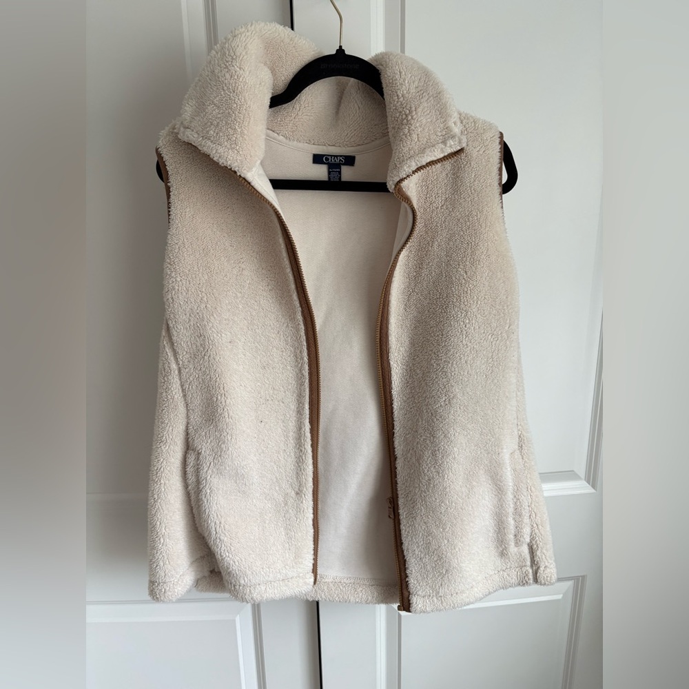 Chaps Classic Vest Faux Shearling XL